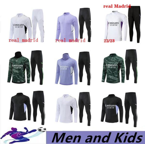 2022 2023 madrids tracksuit set training suit 22/23 benzema vini jr. men and kids half zipper football tracksuit chandal futbol survetement, Black
2022 2023 madrids tracksuit set training suit 22/23 benzema vini jr. men and kids half zipper football tracksuit chandal futbol survetement, Black