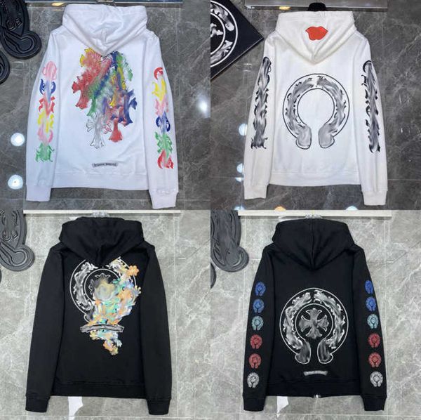 fashion luxury jackets men's sweatshirts men women classic hoodies ch zipper hooded sweater designer cross pullover sanskrit hoodie cas, Black
fashion luxury jackets men's sweatshirts men women classic hoodies ch zipper hooded sweater designer cross pullover sanskrit hoodie cas, Black