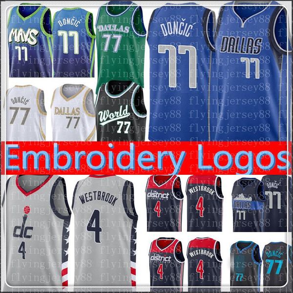 # 77 luka mens jersey doncic russell 4 westbrook basketball jerseys grey green black white red blue, Black;red
# 77 luka mens jersey doncic russell 4 westbrook basketball jerseys grey green black white red blue, Black;red