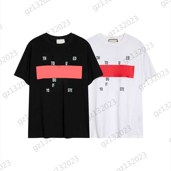 2 colors t-shirt letter stripe printing short sleeve pullover t-shirt cotton fabric crewneck casual joker fashion brand t shirt designer wom, White
2 colors t-shirt letter stripe printing short sleeve pullover t-shirt cotton fabric crewneck casual joker fashion brand t shirt designer wom, White