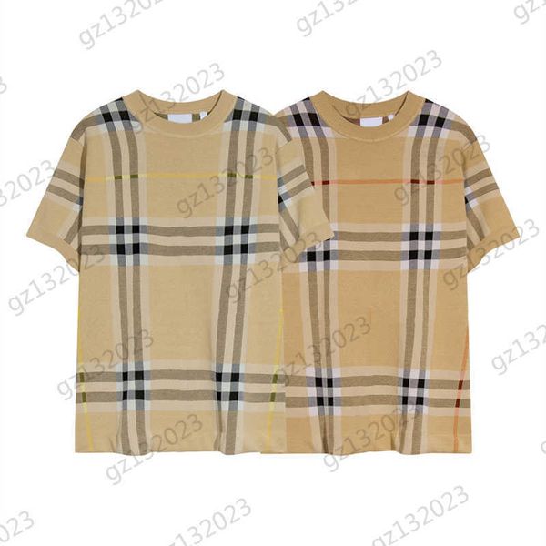 checked printing t-shirt thread edge crewneck pullover knitted t-shirt luxury brand classic fashion joker funny t shirt, White
checked printing t-shirt thread edge crewneck pullover knitted t-shirt luxury brand classic fashion joker funny t shirt, White