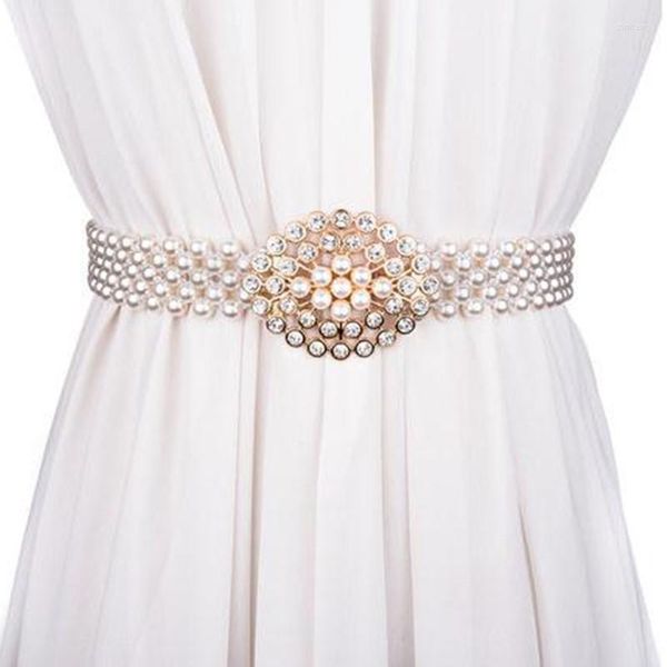 belts adjustable gold buckle pearl belt elegant women fashion decorative waist chain clothing accessories for skirt, Black;brown
belts adjustable gold buckle pearl belt elegant women fashion decorative waist chain clothing accessories for skirt, Black;brown