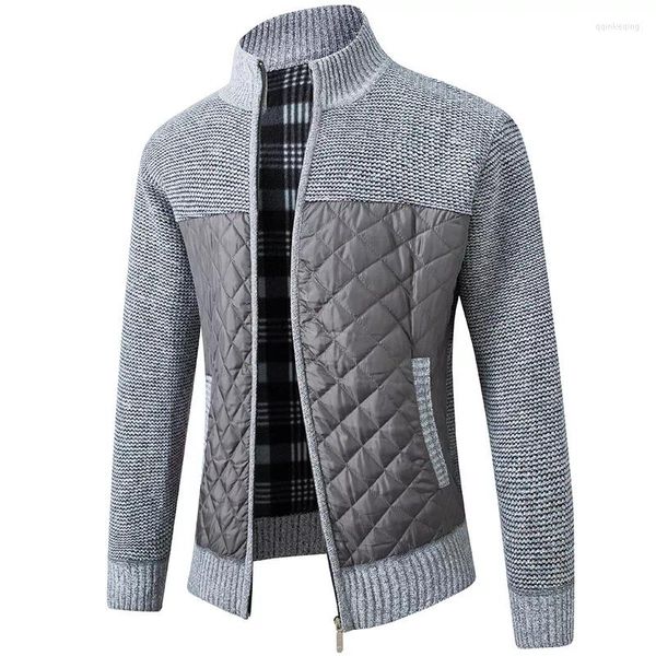 men's jackets 2023 autumn winter men's jacket slim fit stand collar zipper men solid cotton thick warm sweater, Black;brown
men's jackets 2023 autumn winter men's jacket slim fit stand collar zipper men solid cotton thick warm sweater, Black;brown