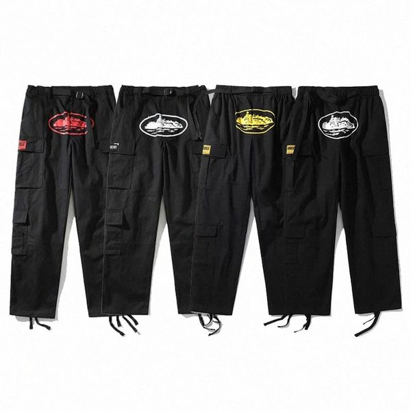 2023 designer men pants cargo mens streetwear hip hop corteiz retro printed casual trousers military retro multi-pockets straight high stree, Black
2023 designer men pants cargo mens streetwear hip hop corteiz retro printed casual trousers military retro multi-pockets straight high stree, Black