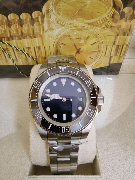 with original box men watch blue sea-dweller ceramic bezel 44mm stainless steel automatic black diver mens watches wristwatches, Slivery;brown
with original box men watch blue sea-dweller ceramic bezel 44mm stainless steel automatic black diver mens watches wristwatches, Slivery;brown