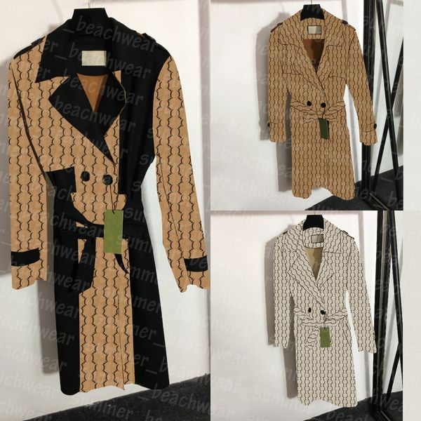 women luxury trench coat winter fashion long coats suede fabric designer jacket letter print jackets, Tan;black
women luxury trench coat winter fashion long coats suede fabric designer jacket letter print jackets, Tan;black