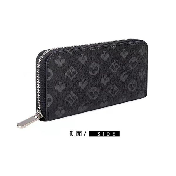 single zipper wallet the most stylish way to carry around money cards and coins men leather purse card holder long business women 295a, Red;black
single zipper wallet the most stylish way to carry around money cards and coins men leather purse card holder long business women 295a, Red;black