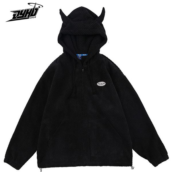 mens hoodies sweatshirts men twist knitting demon horns solid color zipper coats soft cozy hipster hip hop loose casual streetwear 230113, Black
mens hoodies sweatshirts men twist knitting demon horns solid color zipper coats soft cozy hipster hip hop loose casual streetwear 230113, Black