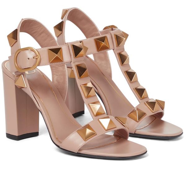 shoes summer brand roman studs sandal calfskin leather maxi stud women high heels party wedding evening famous valentinoes valentinoity aml, Black
shoes summer brand roman studs sandal calfskin leather maxi stud women high heels party wedding evening famous valentinoes valentinoity aml, Black