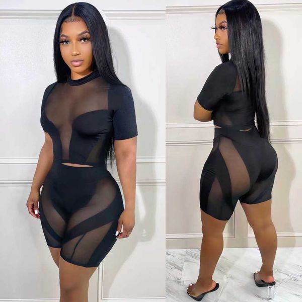 two piece dress echoine two piece set sheer mesh patchwork see through and shorts party night clubwear outfits summer clothing women t23011, White
two piece dress echoine two piece set sheer mesh patchwork see through and shorts party night clubwear outfits summer clothing women t23011, White