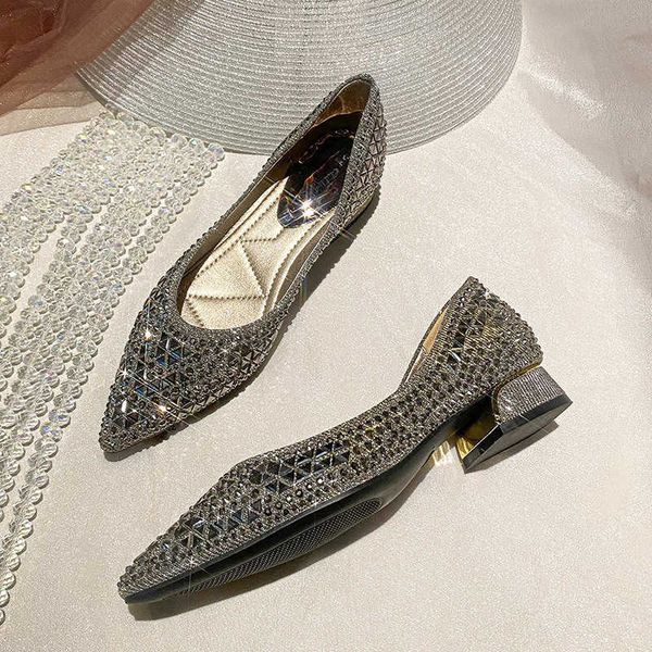 dress shoes french pointed single shoes women's summer new shallow mouth rhinestone flat bottom scoop shoes temperament large 41-43, Black
dress shoes french pointed single shoes women's summer new shallow mouth rhinestone flat bottom scoop shoes temperament large 41-43, Black