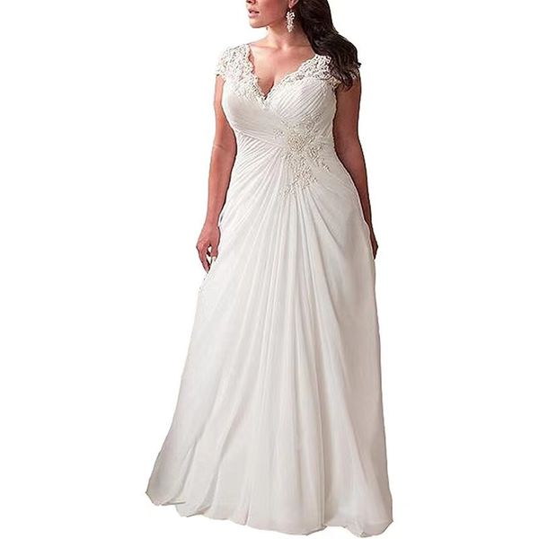 new wedding dress european and american new ivory deep v-neck lace tail sen series main ab080101, White
new wedding dress european and american new ivory deep v-neck lace tail sen series main ab080101, White