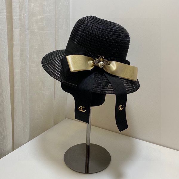 deluxe designer bucket hat letter bowknot bee two tone metal bucket hat portable sun hat pure very nice, Blue;gray
deluxe designer bucket hat letter bowknot bee two tone metal bucket hat portable sun hat pure very nice, Blue;gray