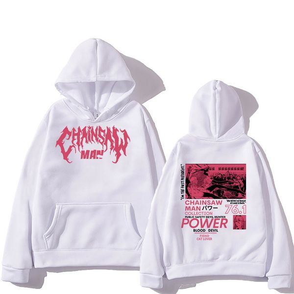 men's hoodies sweatshirts japanese manga chainsaw man power graphic print oversized hoodie anime crewneck pullovers streetwear cosplay, Black
men's hoodies sweatshirts japanese manga chainsaw man power graphic print oversized hoodie anime crewneck pullovers streetwear cosplay, Black