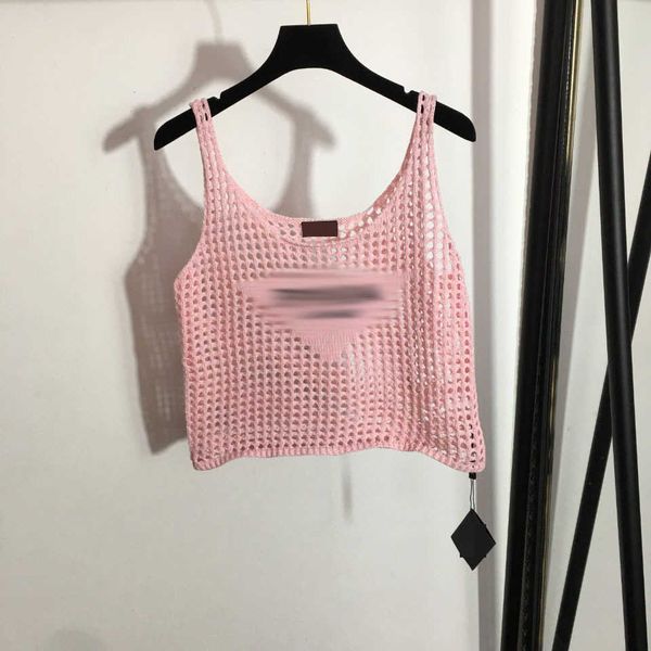brand casual women's spring / summer 2022 new fashion temperament embroidered letter hollow out knitted suspender vest, White
brand casual women's spring / summer 2022 new fashion temperament embroidered letter hollow out knitted suspender vest, White
