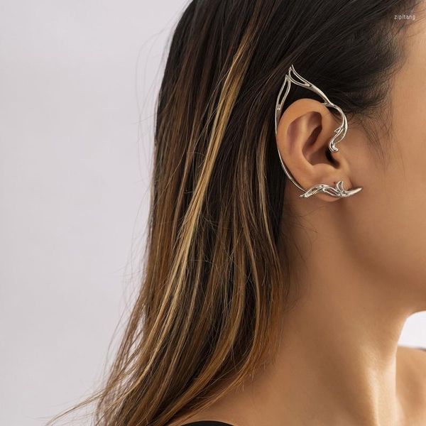 backs earrings f19d punk fairy ear cuff earring for women single clip on vintage, Silver
backs earrings f19d punk fairy ear cuff earring for women single clip on vintage, Silver