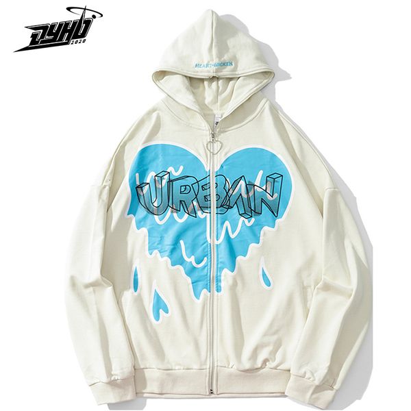 men's hoodies sweatshirts fashion heart-shaped print men autumn harajuku hooded sweatshirt zipper streetwear oversized cotton 230113, Black
men's hoodies sweatshirts fashion heart-shaped print men autumn harajuku hooded sweatshirt zipper streetwear oversized cotton 230113, Black
