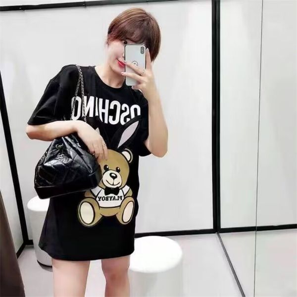 women's t-shirt letter print t shirts black fashion designer summer bear tshirt 100% cotton short sleeve tee mens clothes t-shirt for w, White
women's t-shirt letter print t shirts black fashion designer summer bear tshirt 100% cotton short sleeve tee mens clothes t-shirt for w, White