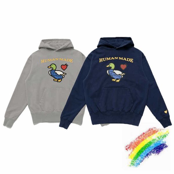 men's hoodies sweatshirts human made denim strap duck print hoodie men women 1 1 sweatshirts human made pullovers t230111, Black
men's hoodies sweatshirts human made denim strap duck print hoodie men women 1 1 sweatshirts human made pullovers t230111, Black