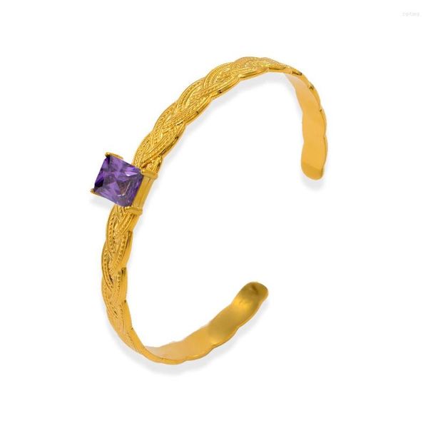 bangle charm adjustable zircon stainless steel cuff bangles for women simple gold color bracelets accessories ladies gift ys443, Black
bangle charm adjustable zircon stainless steel cuff bangles for women simple gold color bracelets accessories ladies gift ys443, Black