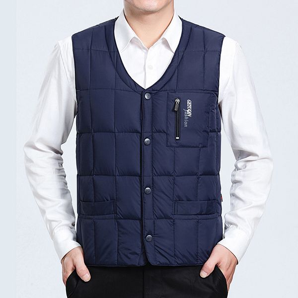 men s vests white duck down men spring autumn warm sleeveless jacket v neck button lightweight waistcoat fashion casual male 230112, Black;white
men s vests white duck down men spring autumn warm sleeveless jacket v neck button lightweight waistcoat fashion casual male 230112, Black;white