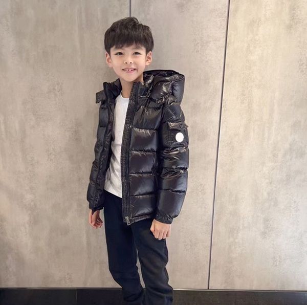 monclair maya kid down jacket arm pocket logo children puffer jacket fashion brand coat size 6--14, Black
monclair maya kid down jacket arm pocket logo children puffer jacket fashion brand coat size 6--14, Black