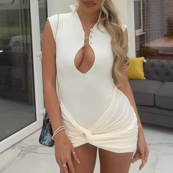 two piece dress echoine solid pin v-neck sleeveless bodysuit mini skirt two piece set white party dresss suit women outfits summer t230113
two piece dress echoine solid pin v-neck sleeveless bodysuit mini skirt two piece set white party dresss suit women outfits summer t230113