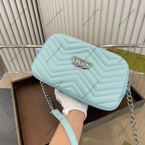 women flap marmont bag quilted matelasse handbag sheepskin pattern chain shoulder strap metal hardware handbags designer camera bags
women flap marmont bag quilted matelasse handbag sheepskin pattern chain shoulder strap metal hardware handbags designer camera bags