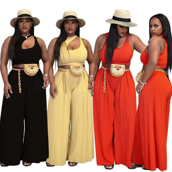 two piece dress echoine summer hollow out sleeveless crop wide leg pants set two piece set tracksuit ladies party clubwear outfits t230113, White
two piece dress echoine summer hollow out sleeveless crop wide leg pants set two piece set tracksuit ladies party clubwear outfits t230113, White