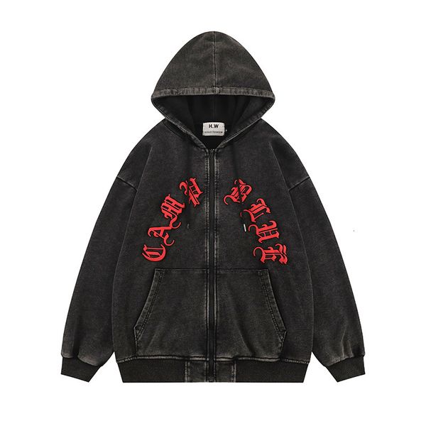 men's hoodies sweatshirts gothic letters print oversized zip up hoodie autumn winter streetwear long sleeve cotton jackets 230113, Black
men's hoodies sweatshirts gothic letters print oversized zip up hoodie autumn winter streetwear long sleeve cotton jackets 230113, Black