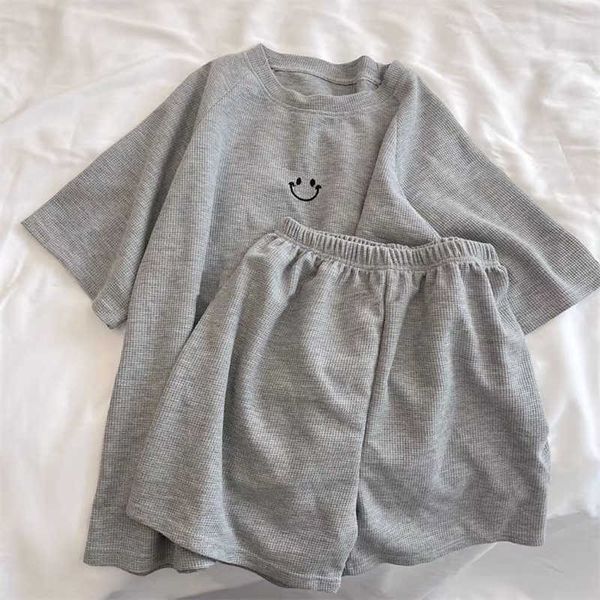 two piece dress women two pieces sets loose pink green gray black short sleeve sports sets 2022 new summer elastic waist wide leg shorts t23, White
two piece dress women two pieces sets loose pink green gray black short sleeve sports sets 2022 new summer elastic waist wide leg shorts t23, White