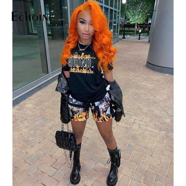 two piece dress echoine summer hip-hop fire letter print short sleeve tshirt pants two pieces set women casual tracksuits street outfits t2, White
two piece dress echoine summer hip-hop fire letter print short sleeve tshirt pants two pieces set women casual tracksuits street outfits t2, White