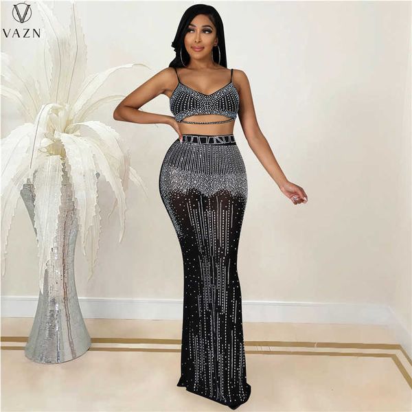 two piece dress 2021 women new club party style sets sleeveless strapless short elastic floor length skirt appliques lady dress sets t230113, White
two piece dress 2021 women new club party style sets sleeveless strapless short elastic floor length skirt appliques lady dress sets t230113, White