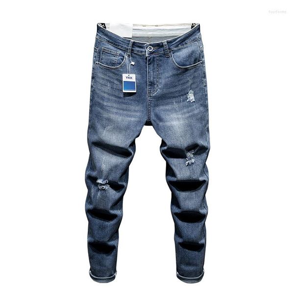 men's jeans 2023 spring plus size cloth ripped classic vintage men's fit cotton stretch denim nine-point pants youthful vitality, Blue
men's jeans 2023 spring plus size cloth ripped classic vintage men's fit cotton stretch denim nine-point pants youthful vitality, Blue