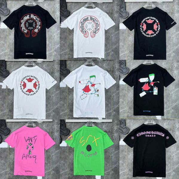 men's classic luxury brand t shirt tees men women sanskrit letter sweatshirts short sleeve horseshoe designer couple t-shirts cross te, White;black
men's classic luxury brand t shirt tees men women sanskrit letter sweatshirts short sleeve horseshoe designer couple t-shirts cross te, White;black