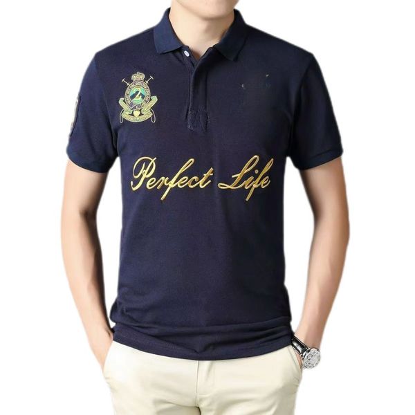 disenador t-shirt polos shirt lapel embroidery short sleeve white black yellow summer 2023 new high-end business loose all-match casual fash
disenador t-shirt polos shirt lapel embroidery short sleeve white black yellow summer 2023 new high-end business loose all-match casual fash
