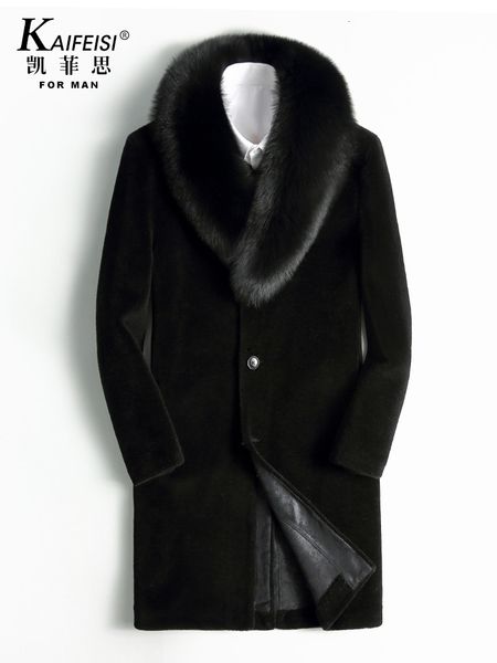 men s leather faux genuine clothes mid length wool fur coat collar cashmere mens motorcycle jacket genuine leather 230112, Black
men s leather faux genuine clothes mid length wool fur coat collar cashmere mens motorcycle jacket genuine leather 230112, Black