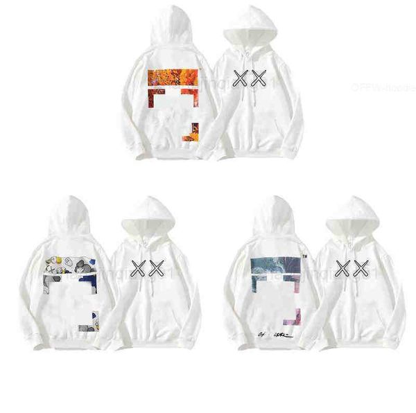 23ss designer off hoodie europe and america oversized vintage fashion monet oil painting print little daisy couple plush white hooded 6h2a, Black
23ss designer off hoodie europe and america oversized vintage fashion monet oil painting print little daisy couple plush white hooded 6h2a, Black