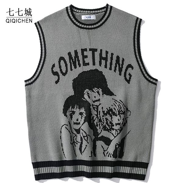 men s vests college knitted vest sweaters men women street hip hop casual band cartoons anime pattern o neck sleeveless 230112, Black;white
men s vests college knitted vest sweaters men women street hip hop casual band cartoons anime pattern o neck sleeveless 230112, Black;white