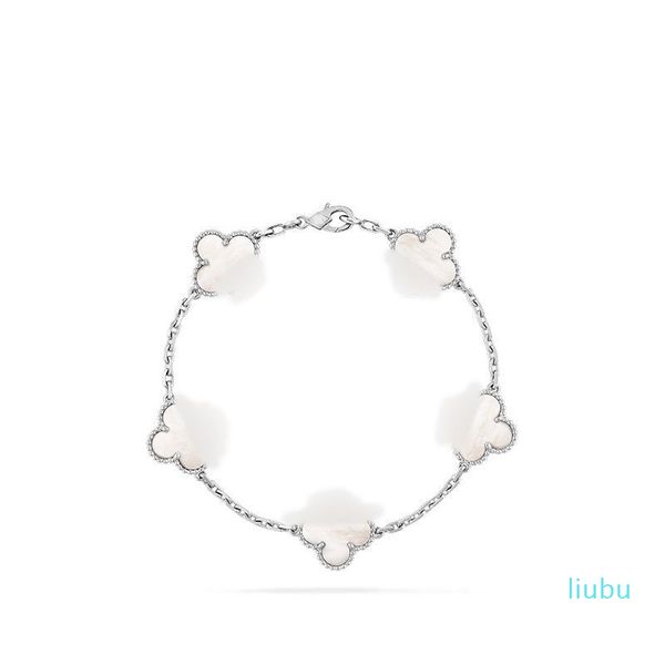 clover bracelet luxury designer jewelry for women cleef love charm s gifts christmas present 2023, Golden;silver
clover bracelet luxury designer jewelry for women cleef love charm s gifts christmas present 2023, Golden;silver