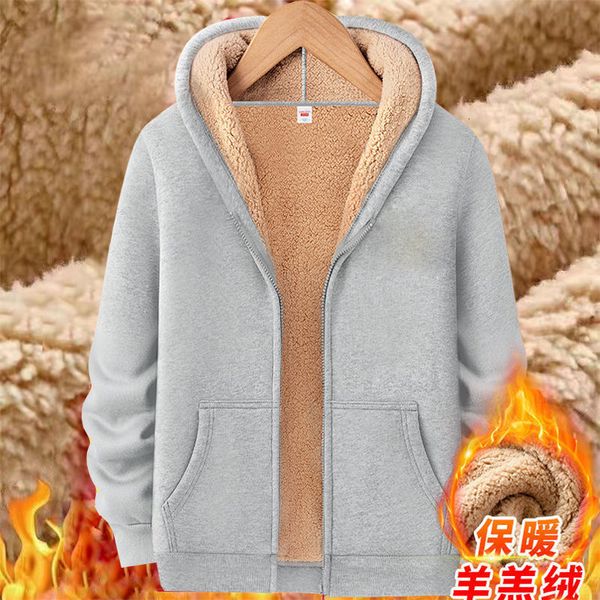 men's hoodies sweatshirts winter super warm fleece thicken zipper hoodie men loose hoody for male 230113, Black
men's hoodies sweatshirts winter super warm fleece thicken zipper hoodie men loose hoody for male 230113, Black