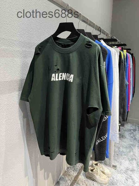 shirtspring women's t-shirt balencigas summer high version art hole pullover round neck heavy industry loose versatile fa k1o8, White;black
shirtspring women's t-shirt balencigas summer high version art hole pullover round neck heavy industry loose versatile fa k1o8, White;black