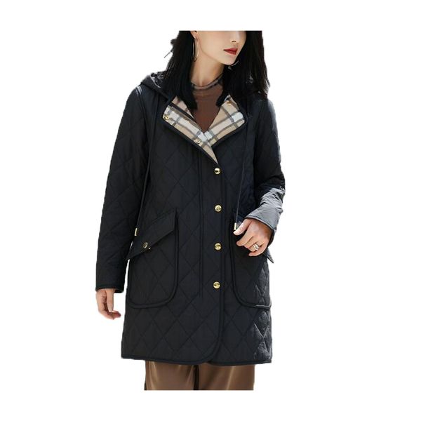 ss designers women jackets fashion england long coat cotton slim jacket british style plaid quilting padded parkas black red mult color asia, Black;brown
ss designers women jackets fashion england long coat cotton slim jacket british style plaid quilting padded parkas black red mult color asia, Black;brown