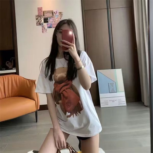 women's t-shirt letter print t shirts black fashion designer summer bear tshirt 100% cotton short sleeve tee mens clothes t-shirt for w, White
women's t-shirt letter print t shirts black fashion designer summer bear tshirt 100% cotton short sleeve tee mens clothes t-shirt for w, White