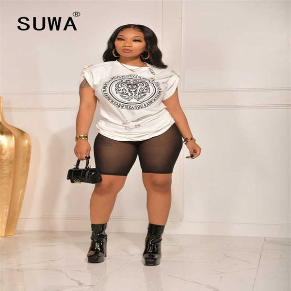 two piece dress european summer 2022 new women's short sleeve round neck printing fashion casual joker sports ladies shorts set t230113, White
two piece dress european summer 2022 new women's short sleeve round neck printing fashion casual joker sports ladies shorts set t230113, White
