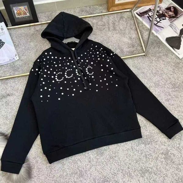 women's hoodies & sweatshirts designer luxury quality pullover hoodie fashion beaded loose aejv, Black
women's hoodies & sweatshirts designer luxury quality pullover hoodie fashion beaded loose aejv, Black