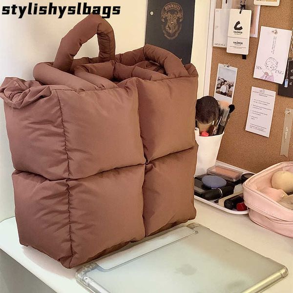shoulder bags fashion woven women padded nylon shopper bag soft casual white female handbag lady cotton shoulder bag winter quilted duvet ba
shoulder bags fashion woven women padded nylon shopper bag soft casual white female handbag lady cotton shoulder bag winter quilted duvet ba