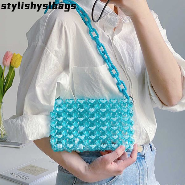 shoulder bags handmade woven bag multi-color love beads bag women's transparent crystal beaded ins handbag luxury cross-body shoulder b
shoulder bags handmade woven bag multi-color love beads bag women's transparent crystal beaded ins handbag luxury cross-body shoulder b
