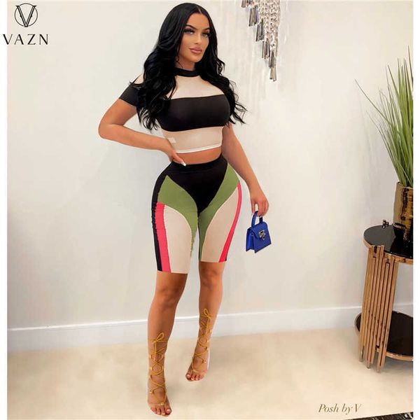two piece dress 2022 fashion new women street casual style sets short sleeve round neck elastic short pants two piece sets t230113, White
two piece dress 2022 fashion new women street casual style sets short sleeve round neck elastic short pants two piece sets t230113, White