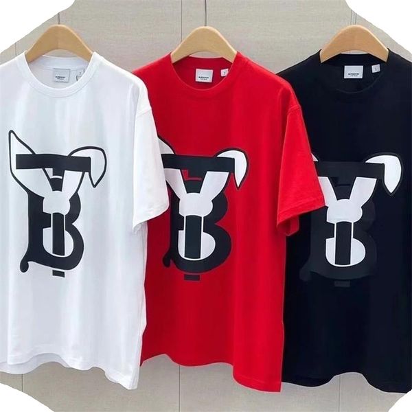 2023 babel of the rabbit exclusive lili rabbit ear letter print round neck short sleeve fashion versatile t-shirt for men and women couples, White;black
2023 babel of the rabbit exclusive lili rabbit ear letter print round neck short sleeve fashion versatile t-shirt for men and women couples, White;black